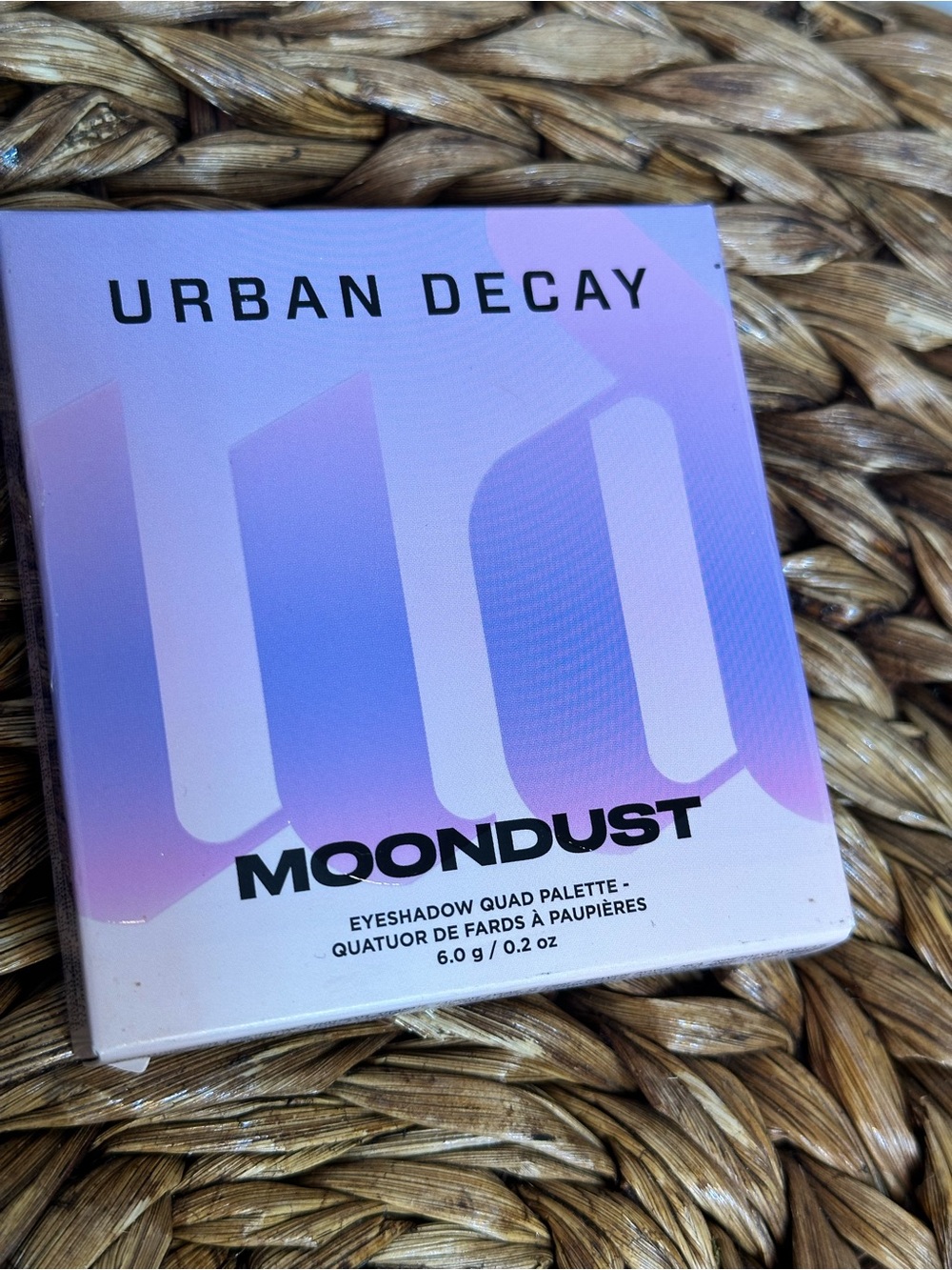 New in box Urban Decay Moondust Eyeshadow Quad Palette purple silver shimmer